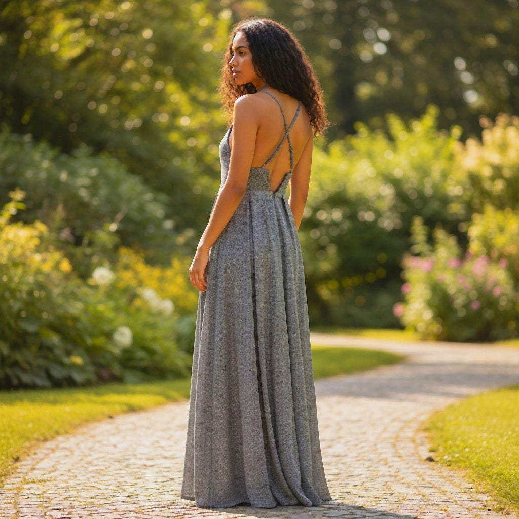 Glamorous Twilight Maxi Dress: Dazzle in Every Twirl