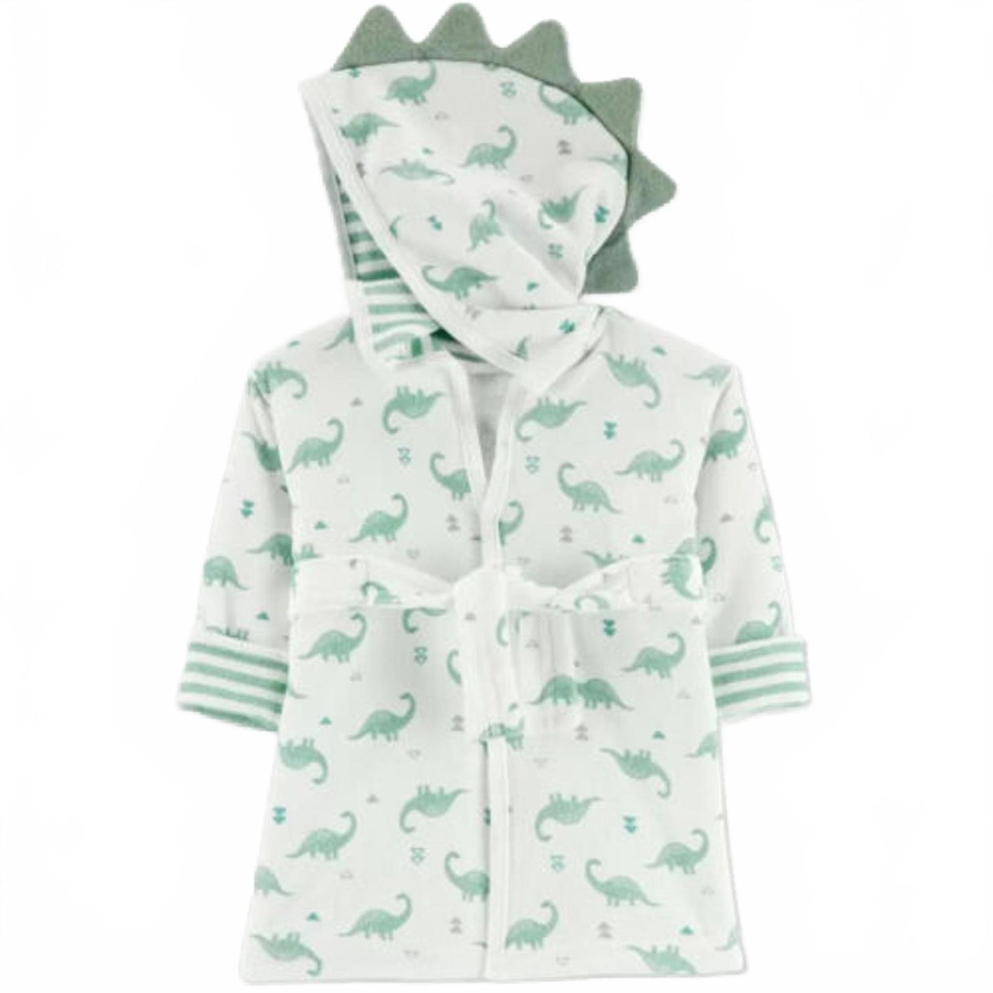 Carter's Just One For You Infant Green Dinosaur Robe 0-9 months
