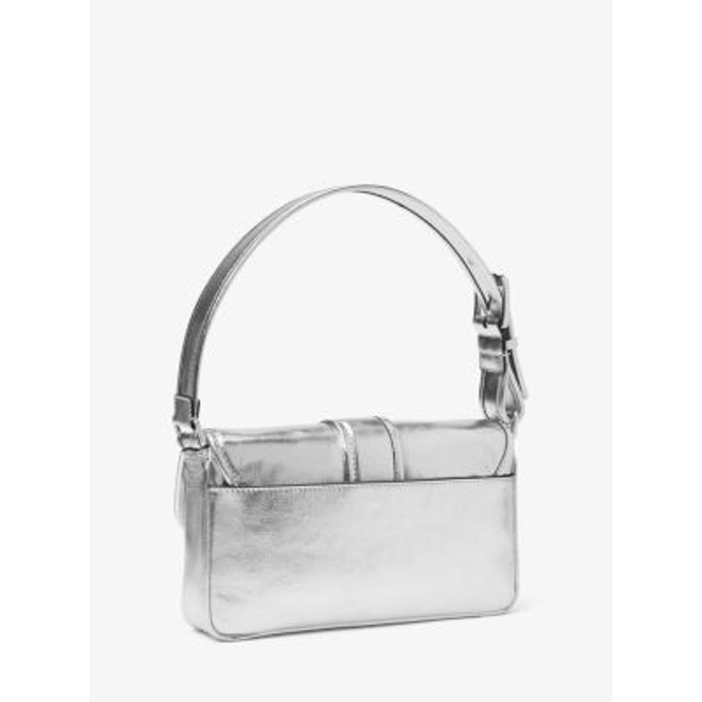 Michael Kors Colby Medium Metallic Leather Shoulder Bag