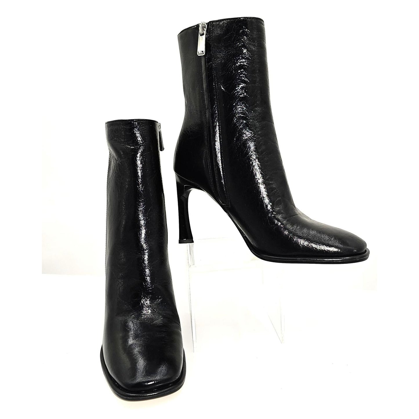 Michael Kors Kelsea Crackled Leather Bootie/6.5