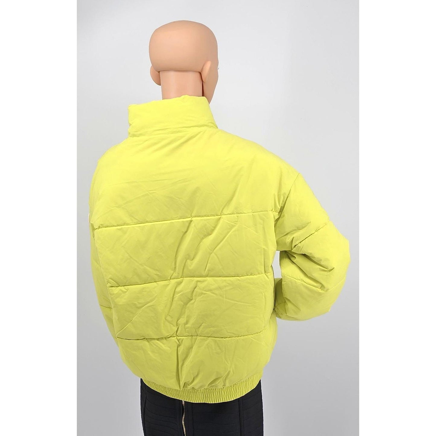 Juicy Couture Jamore Juicy Neon Yellow Puffer Jacket - Stay Toasty & Trendy!/XS