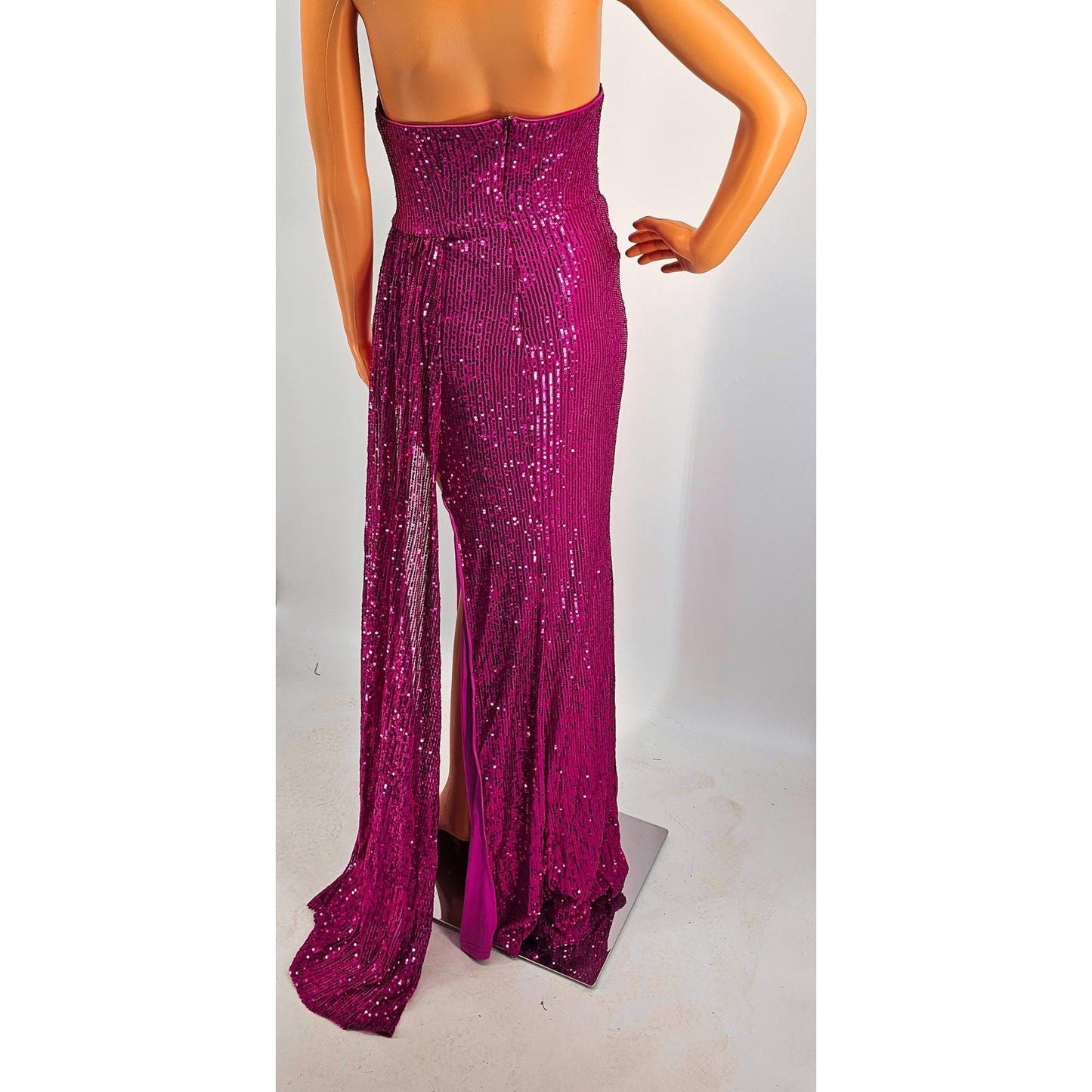 Sparkle Like You Mean It Strapless Sequin Gown