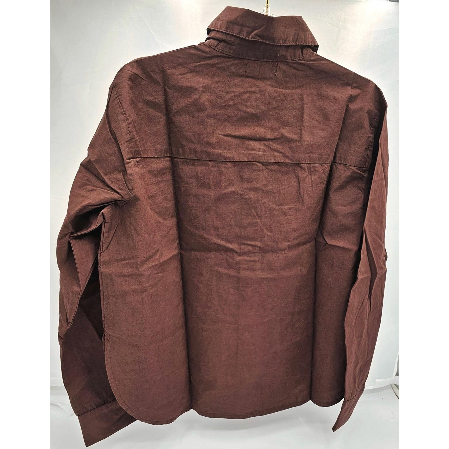 PrettyLittleThing Rent The Runway Men's Long Sleeve Shirt - Chocolate Charm/XS