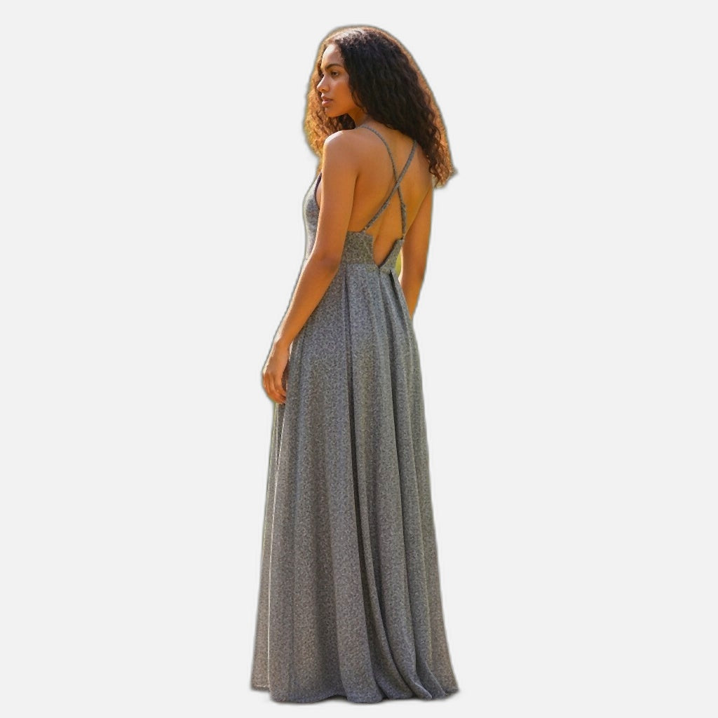 Glamorous Twilight Maxi Dress: Dazzle in Every Twirl