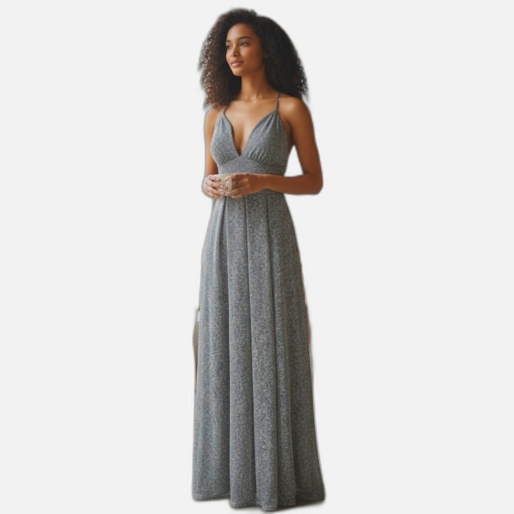 Glamorous Twilight Maxi Dress: Dazzle in Every Twirl