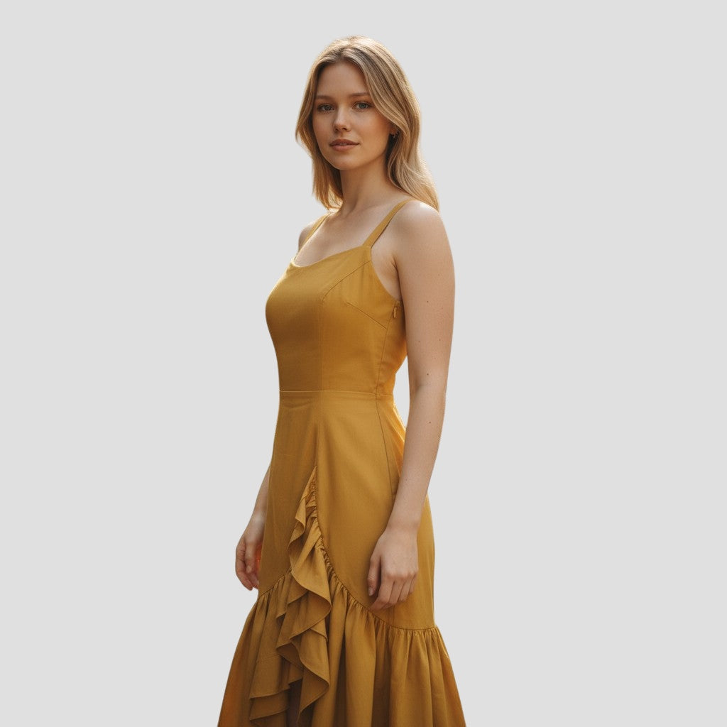 Golden Hour Glamour Maxi Dress