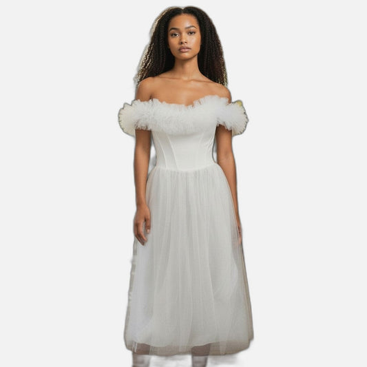 Ethereal Ruffle Formal Dress - Float Like a Cloud!