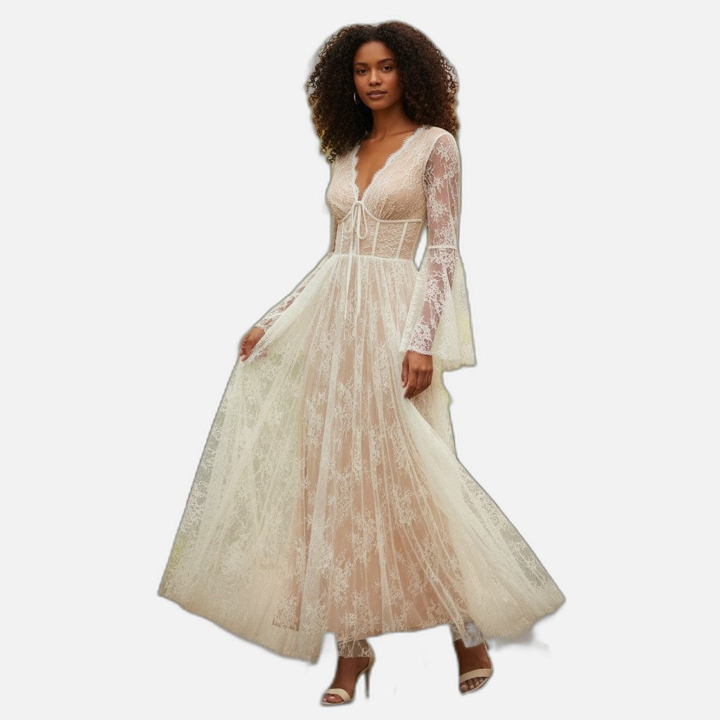 Enchanting Lace Maxi Dress - The Fairy Tale You Can Wear