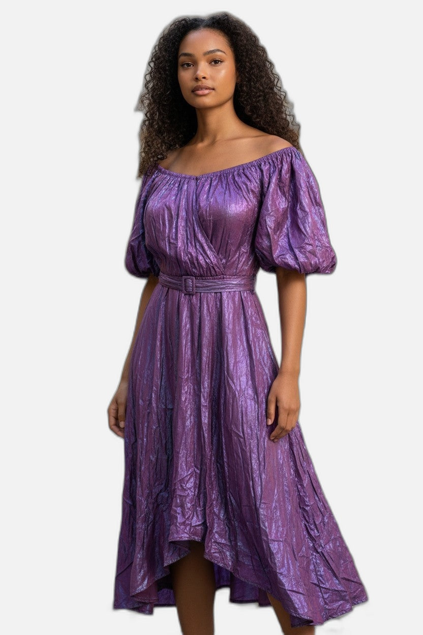 Puff Sleeve Dress - Channel Your Inner Drama Queen