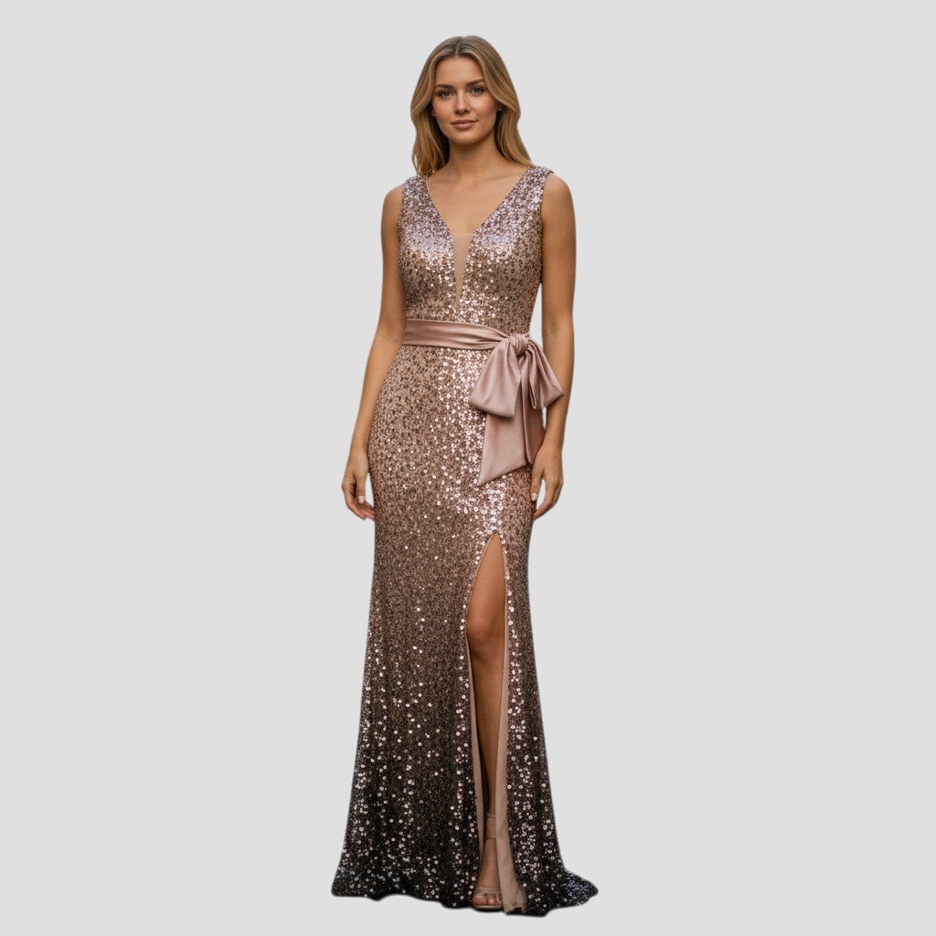 Glamorous Goddess Evening Gown: The Sparkle Edition