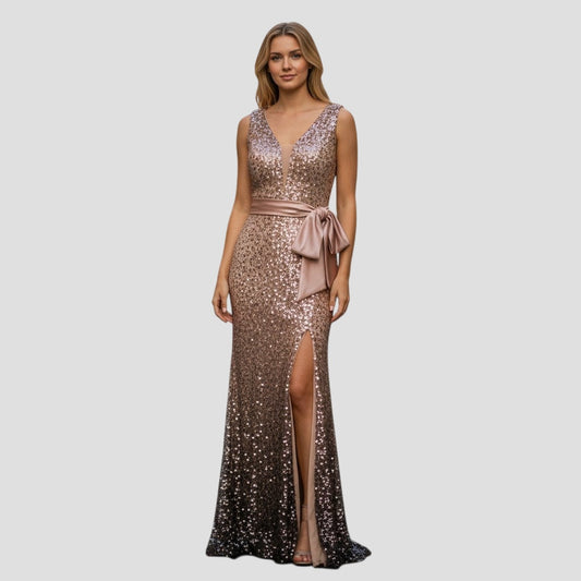 Glamorous Goddess Evening Gown: The Sparkle Edition