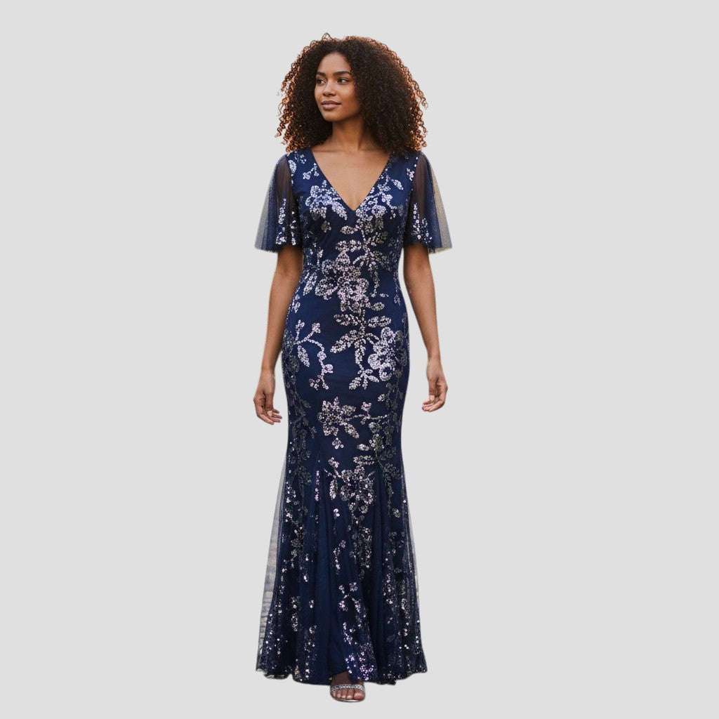 Enchanted Nightfall Sequin Gown