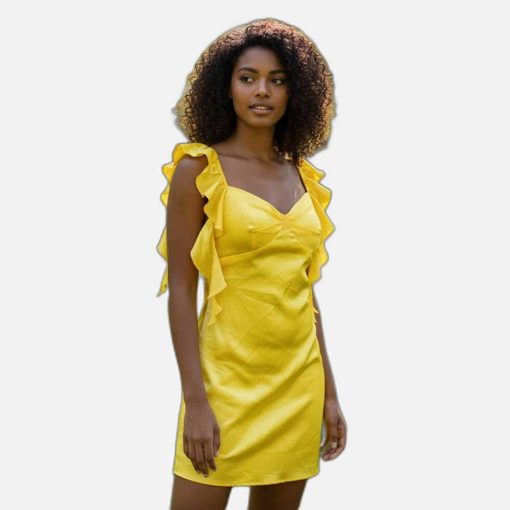 Sunny Delight Ruffled Charm Dress