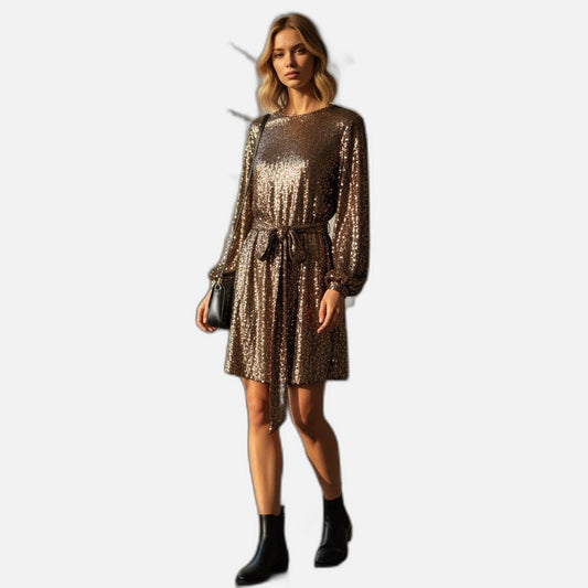 Disco Diva Sequin Dress: Shine Bright, Sparkle Right!