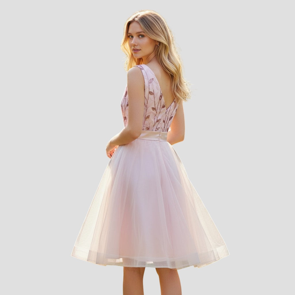 Blush Blossom Party Dress: Dance Like Everyone's Watching