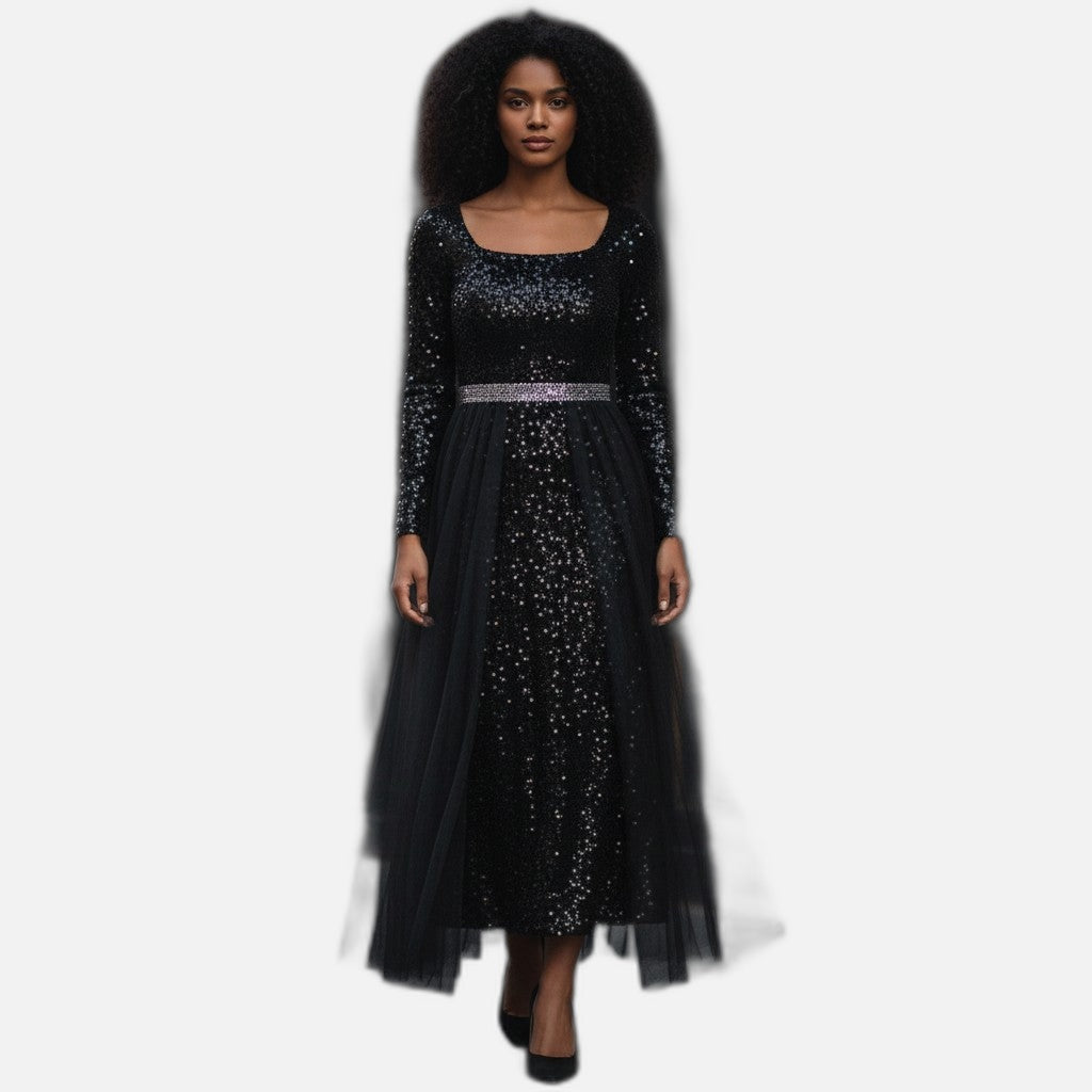 Sparkle Like You Mean It Sequin Evening Dress