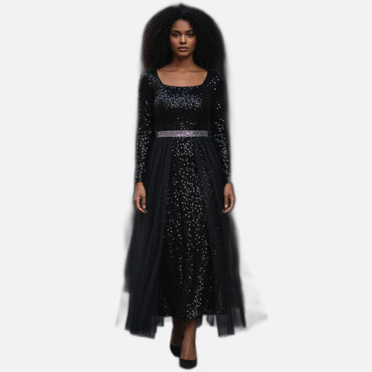 Sparkle Like You Mean It Sequin Evening Dress