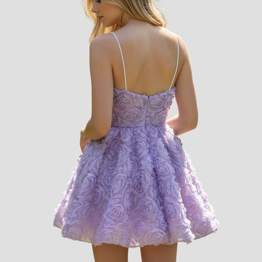 n Faeriesty Lavender Blossom Fantasy Dress: Petal Power Fashion!