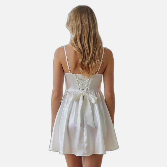 Whimsical Wonderland White Dress for Dreamy Days