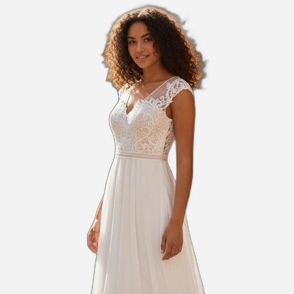 Elegant Lace Maxi Dress - Wedding Ready!