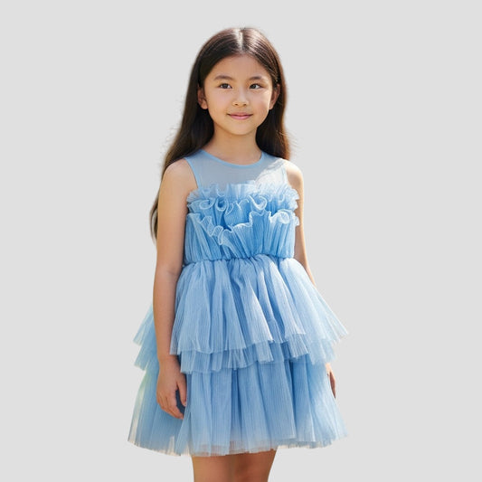 Cotton Candy Dreams Ruffled Dress: Sweeten Your Style!