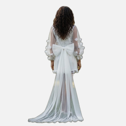 Whimsical Wonderland Sheer Bloom Dress