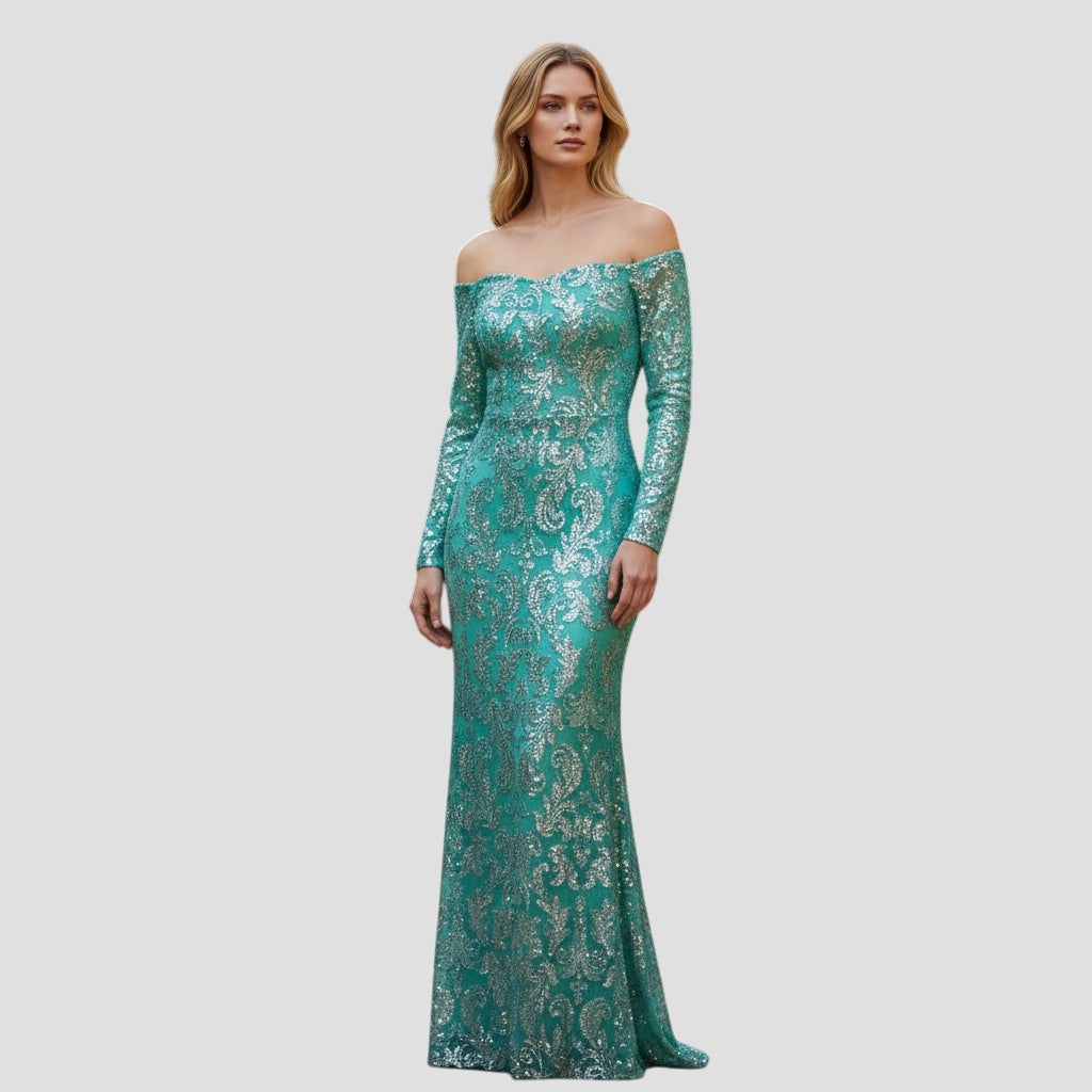 Sparkle & Shine Mermaid Gown: Dazzle in Every Moment!