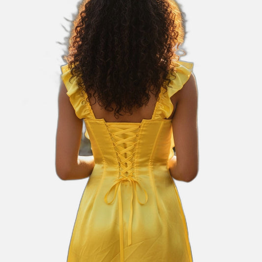 Sunny Delight Ruffled Charm Dress