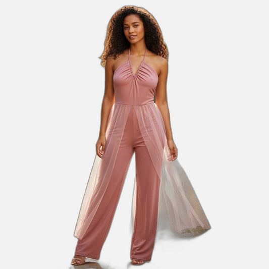 Enchanting Tulle Maxi Jumpsuit - Fairy Tale Vibes Included