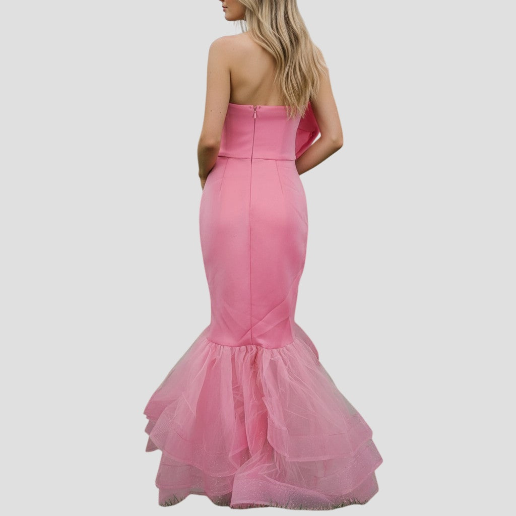 Pink Perfection: The Tulle-Tastic Mermaid Dress