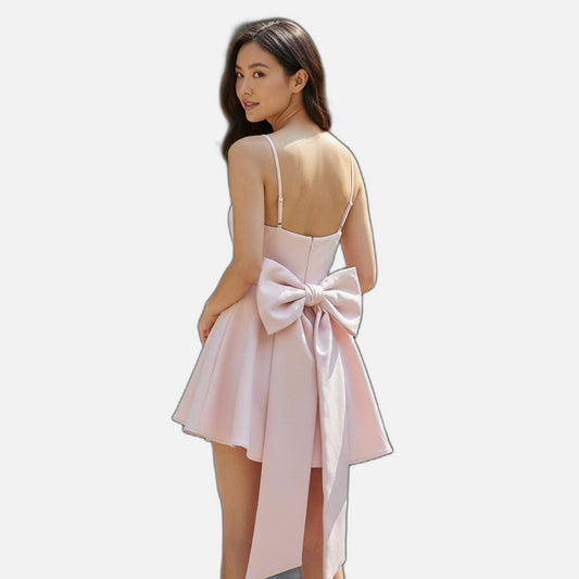 Chic Bubblegum Dream with a Bow on Top