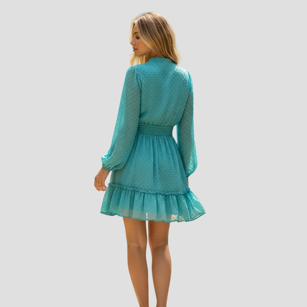 Breezy Blue Dot Delight Dress