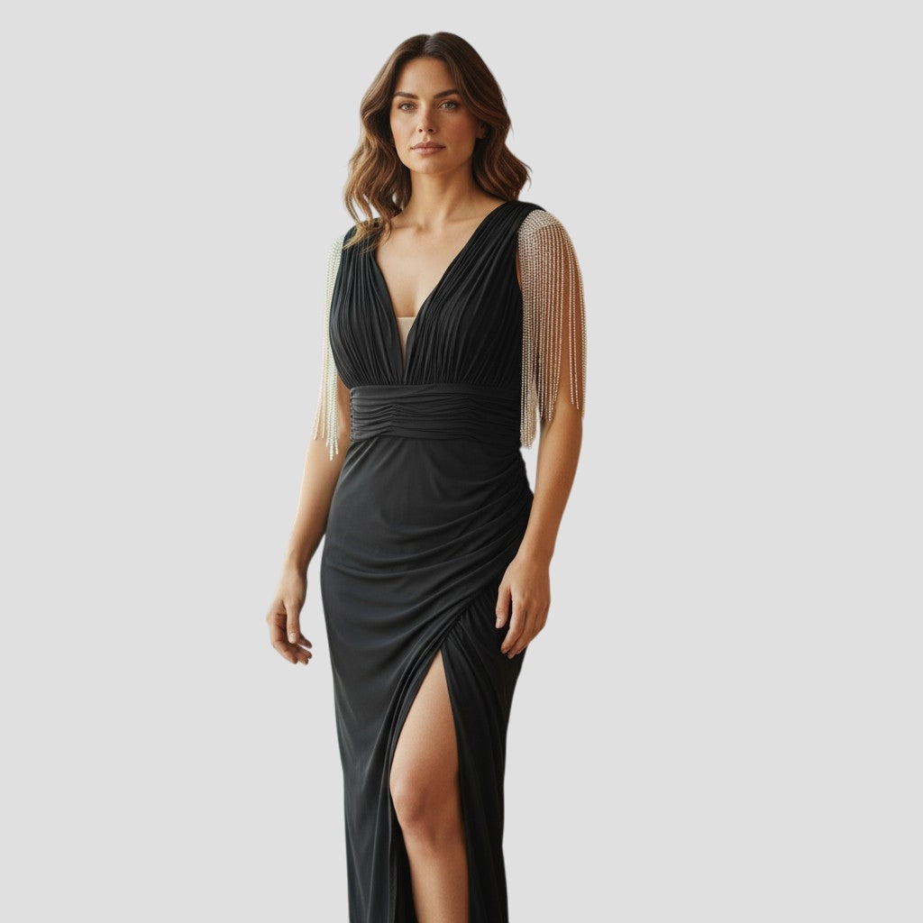 Mac Duggal Glamour on a Budget: The Sparkle Shift Gown