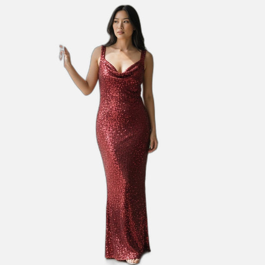 Dazzling Sequin Evening Dress
