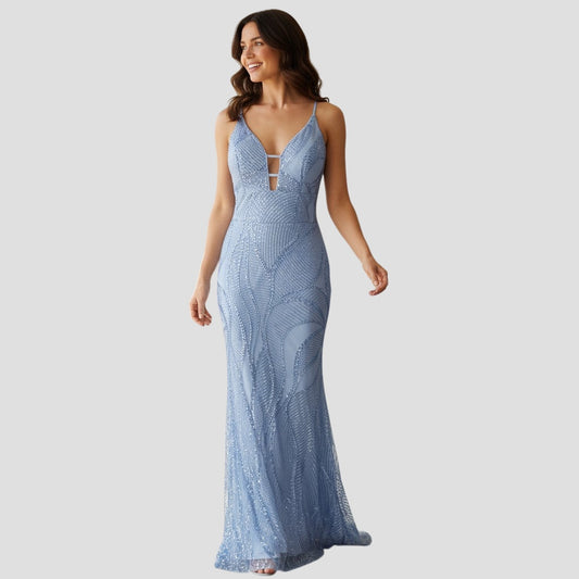Miss Ord Ocean Breeze Glam Gown: Make Waves This Season!