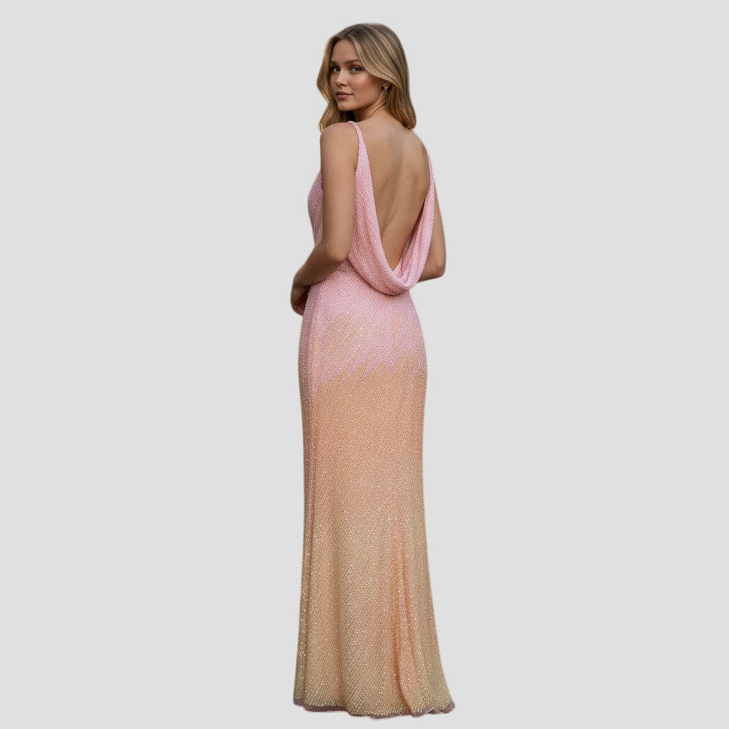 Sunset Dreams Sequin Maxi Dress – Shine Right into Dusk!
