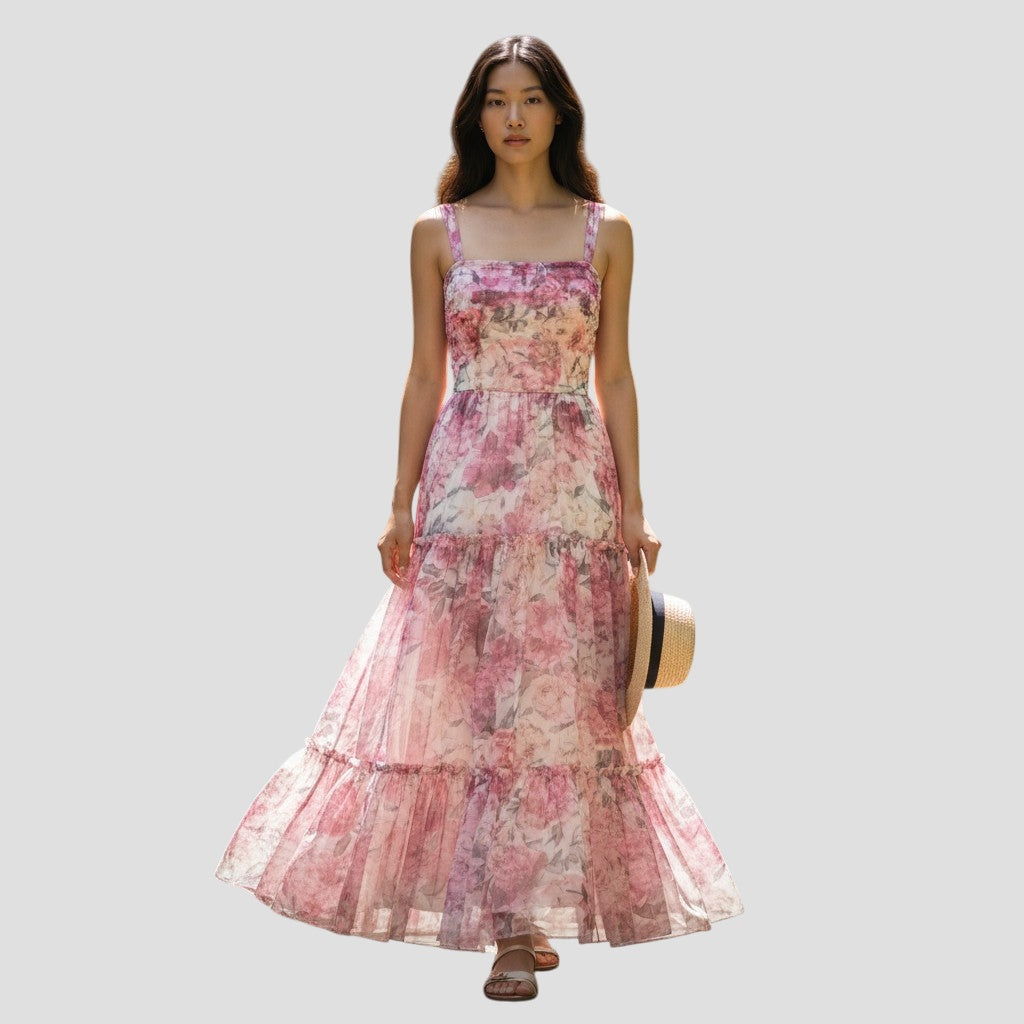Petal-Powered Party Dress: A Flirty Floral Fantasy