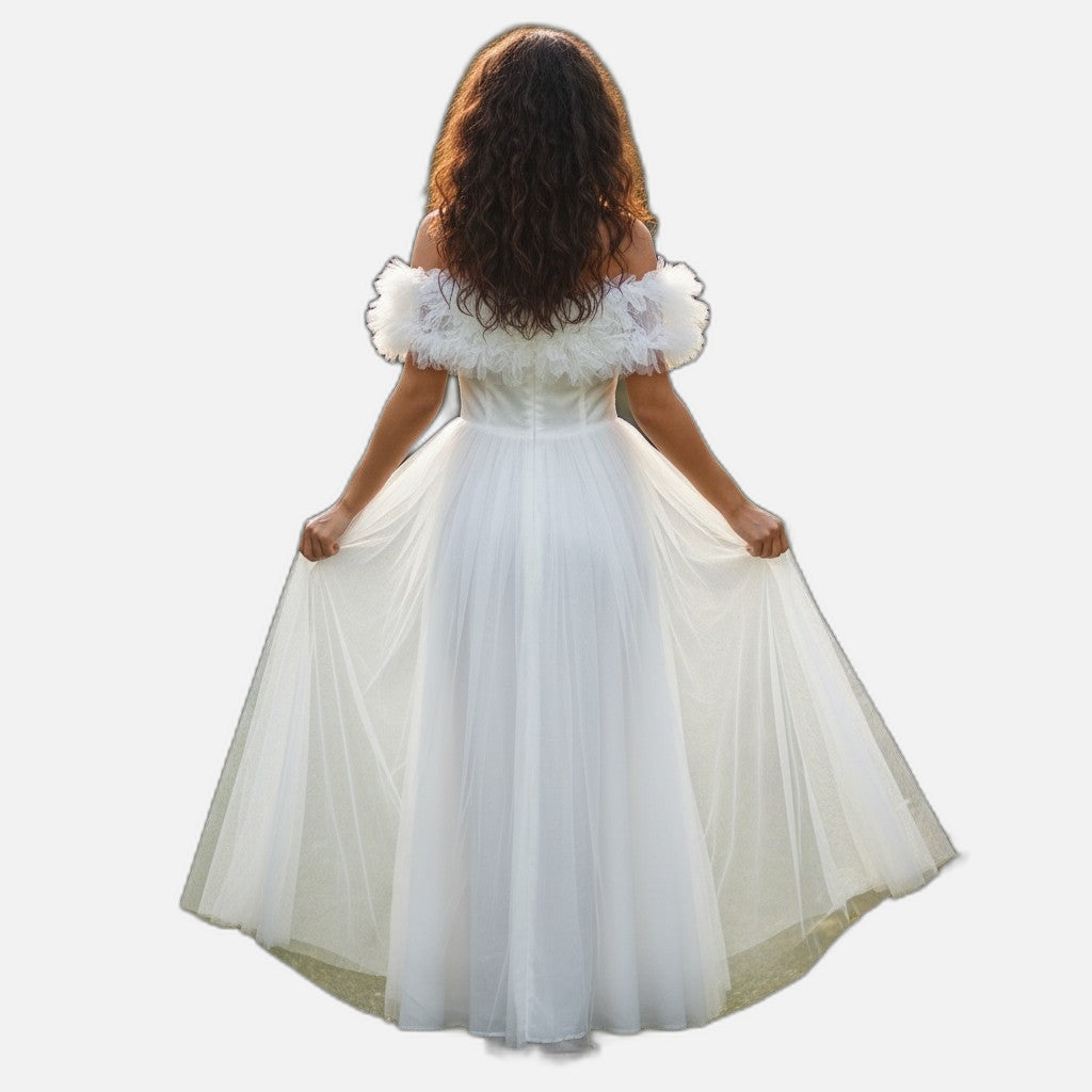 Ethereal Ruffle Formal Dress - Float Like a Cloud!