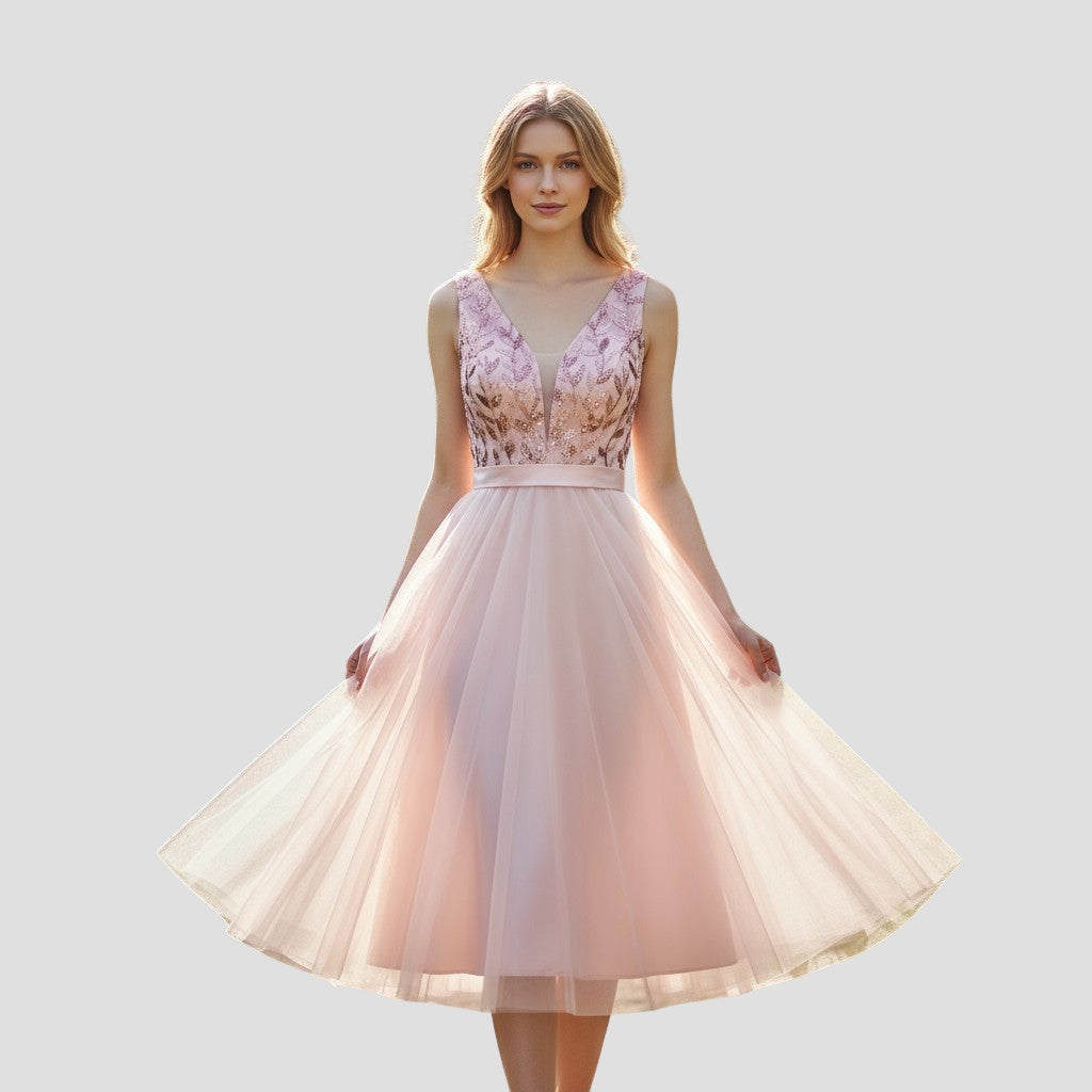 Blush Blossom Party Dress: Dance Like Everyone's Watching