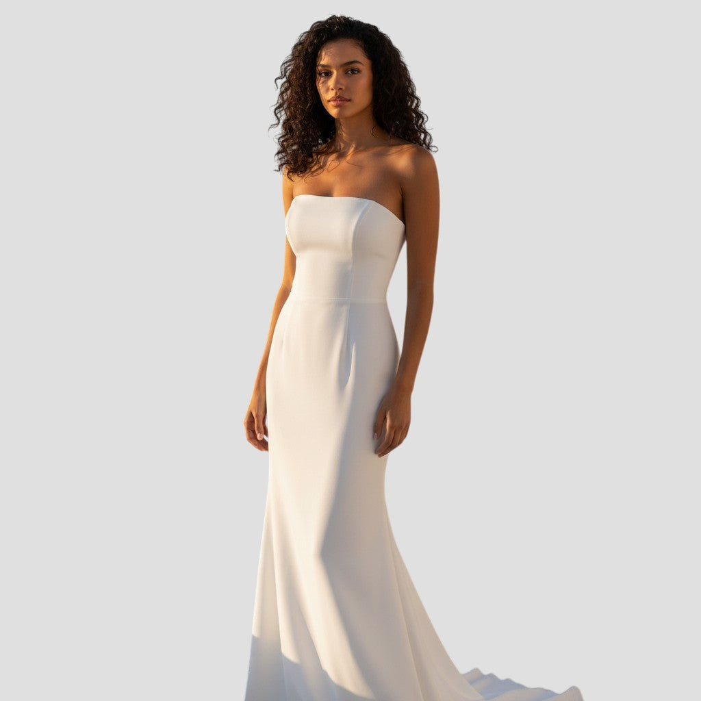 Elegant Strapless Evening Dress - Channel Your Inner Glam!