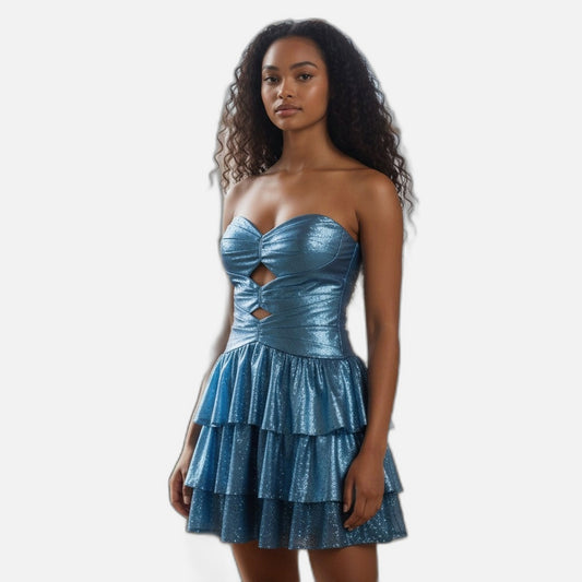 Frosty Glamour: The Sparkle Princess Dress