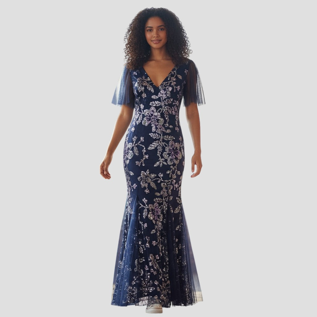 Enchanted Nightfall Sequin Gown