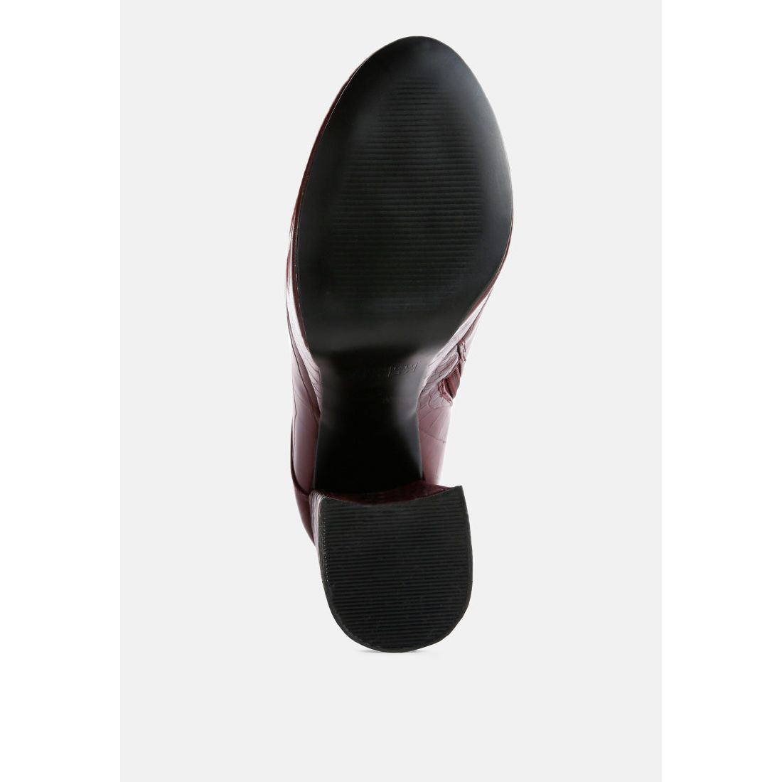 Magdalene Croc High Heel Patform Boots-4