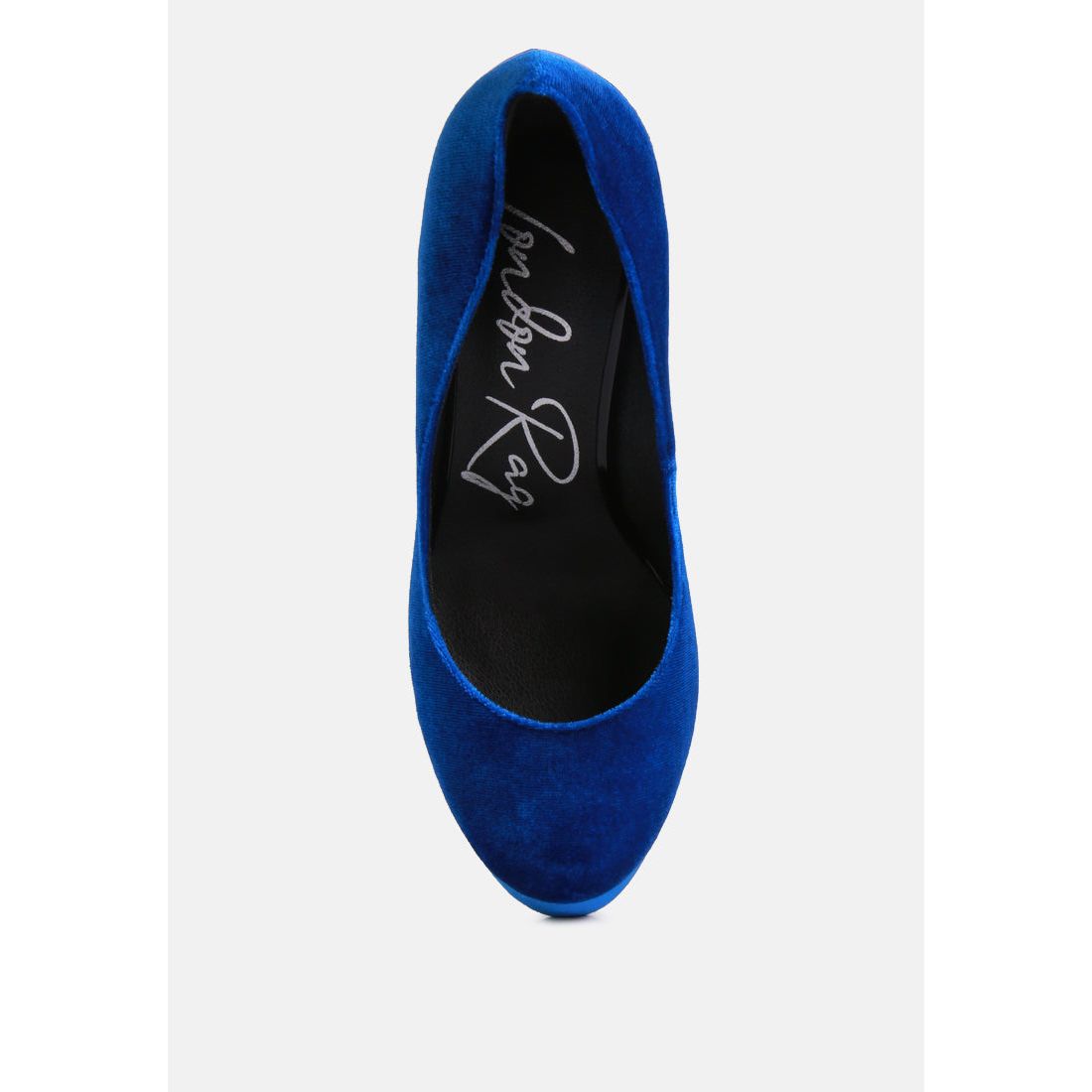 Old Novelty Platform Heel Velvet Pumps-3