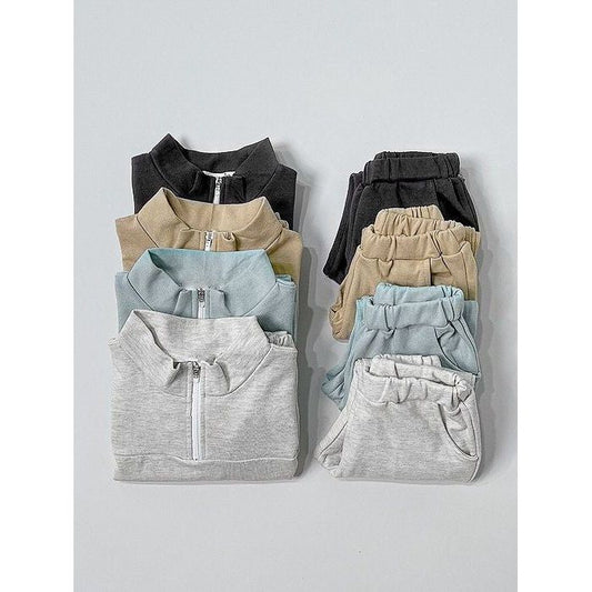 Baby Fashion Simply Style Hoodies Two Pieces Sets-0