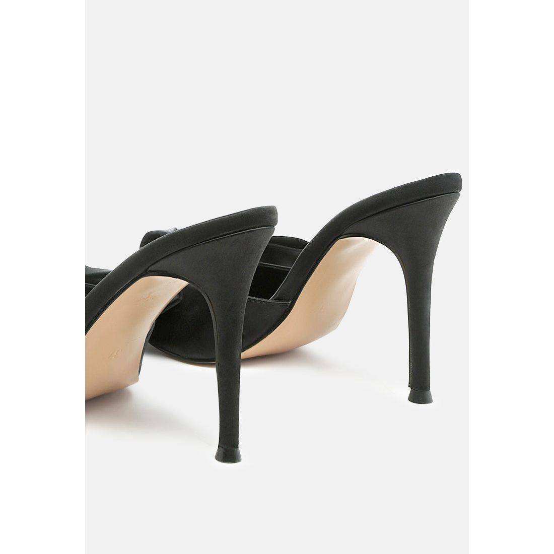 Sidonie Bow Detail Stiletto Mules-2