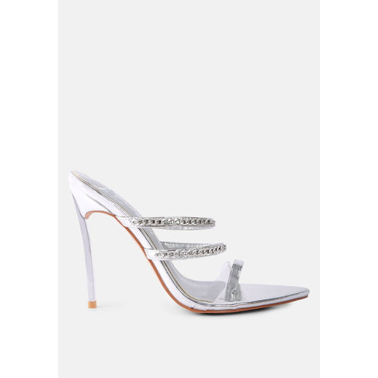 Tickle Me Toe Ring Stiletto Sandals-0