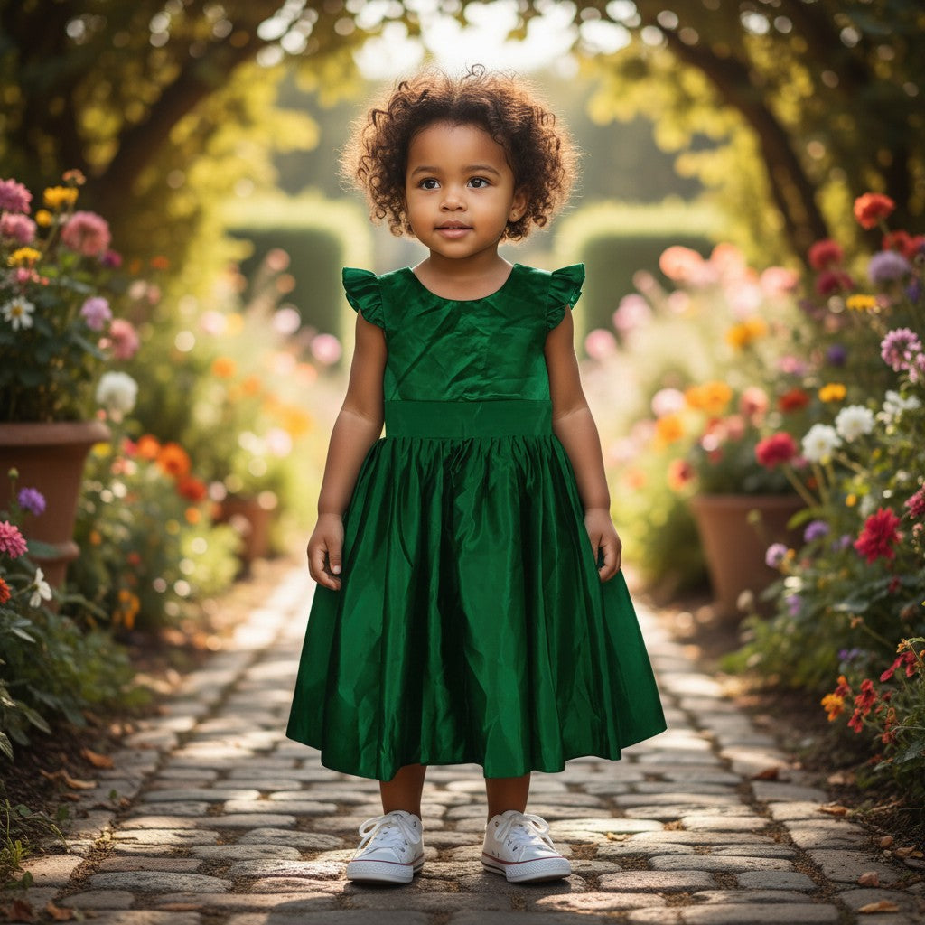 Twirl-Worthy Emerald Dress for Every Occasion!