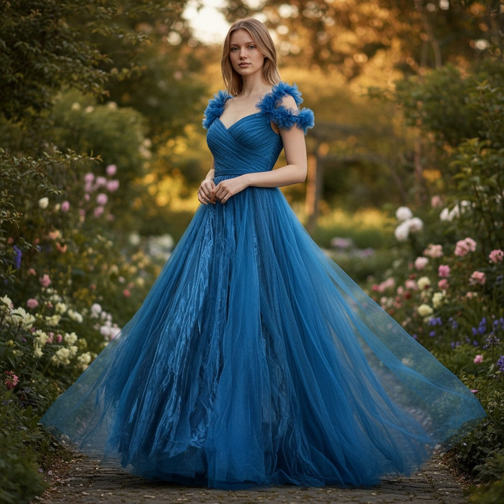Cinderella Blues: Transformative Tulle Delight