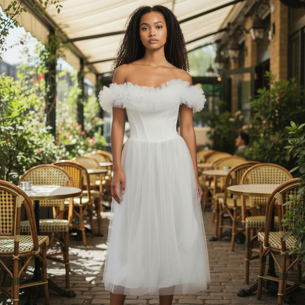 Ethereal Ruffle Formal Dress - Float Like a Cloud!